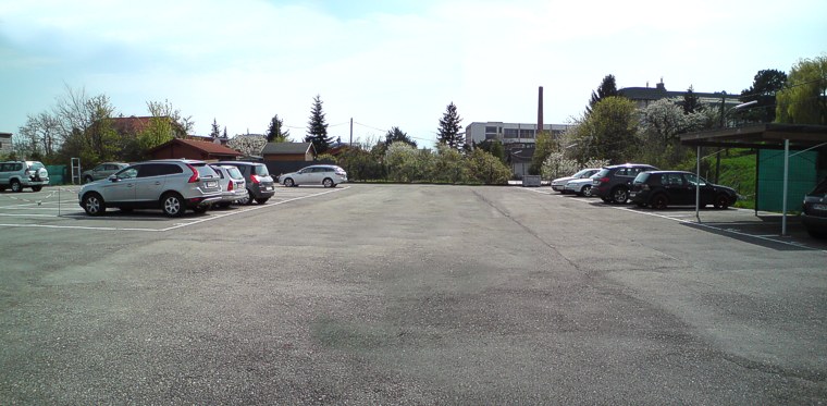 Neue Nutzung: Parkplatz.